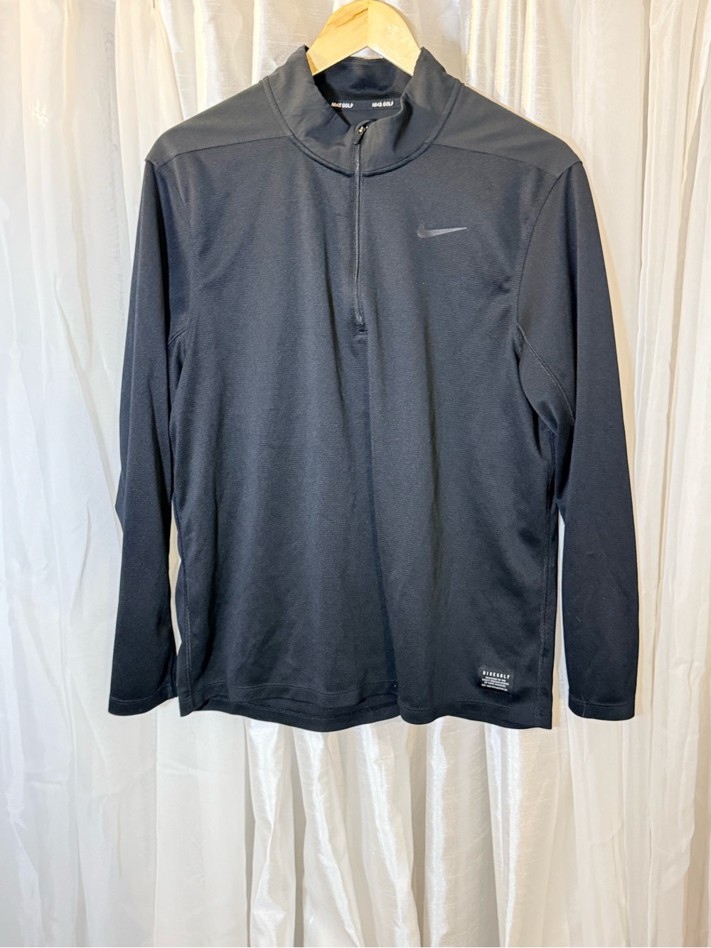 Nike Black Men's Half-Zip Performance Jacket